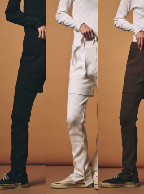 m.u RIB Layered PANTS_TOP